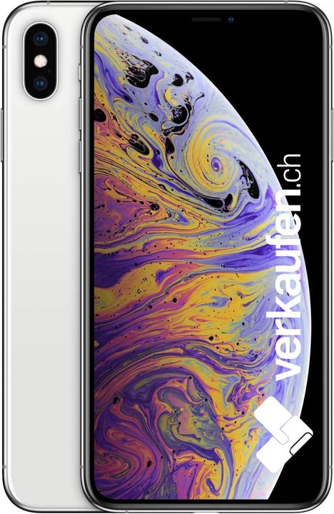 verkaufen.ch iPhone XS Max (256 GB, Silver, 6.50", 12 Mpx, SIM + eSIM, B / Sehr gut)