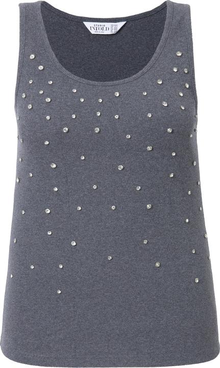 Produktbild Studio Untold Ripptop, Slim Shape, Vintage Look, Strass (46, 48)