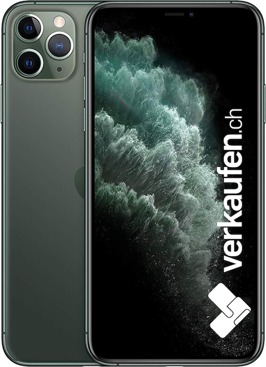 Produktbild verkaufen.ch iPhone 11 Pro Max (256 GB, Midnight Green, 6.50", 12 Mpx, SIM + eSIM, B / Sehr gut)