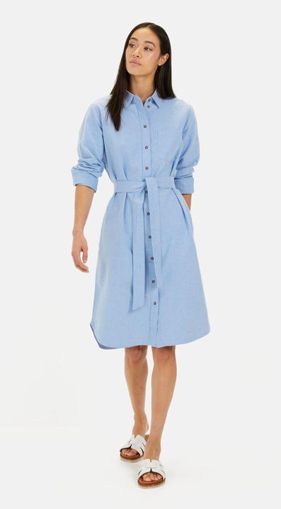 Actual product image Camel Active Hemdblusenkleid mit Stoffbindegürtel (M)