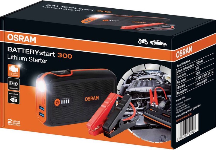 Produktbild Osram BatteryStart 300 (1500 A, 13000 mAh)