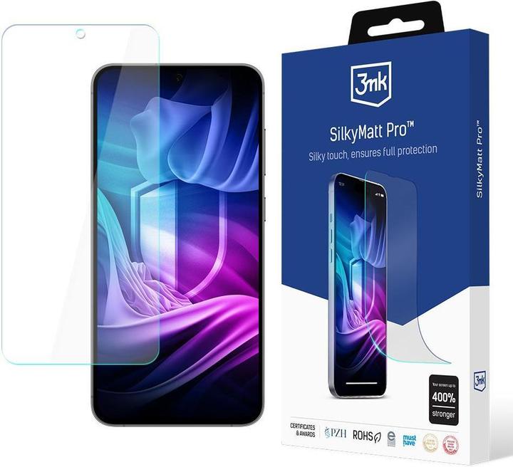 Actual product image 3MK Silky Matt Pro Sam S24 FE S721 Matowa folia ochronna (1 Piece, Samsung Galaxy S24 FE)
