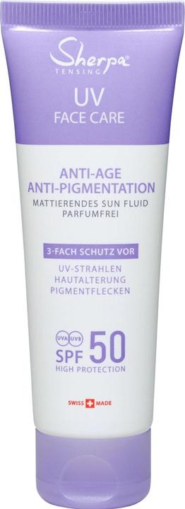 Sherpa Tensing Sun Fluid Anti-Aging (Sonnencreme Gesicht, SPF 50, 50 ml, 68 g)