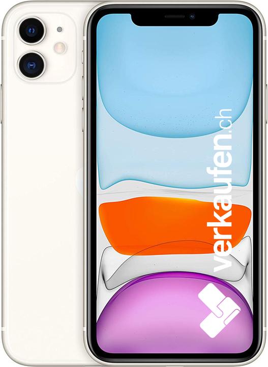 verkaufen.ch iPhone 11 (128 GB, Bianco, 6.10", 12 Mpx, SIM + eSIM, A / Come nuovo)