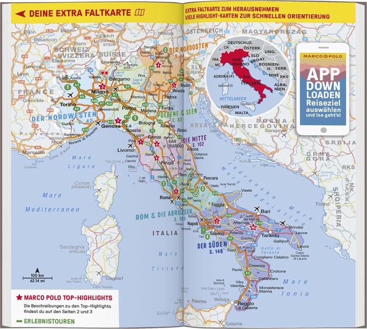 Actual product image Reiseführer Italien (German, Stefanie Buommino, Bettina Dürr, Stefanie Claus, 2024)