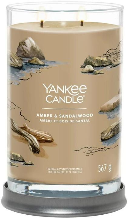 Actual product image Yankee Candle Amber & Sandalwood