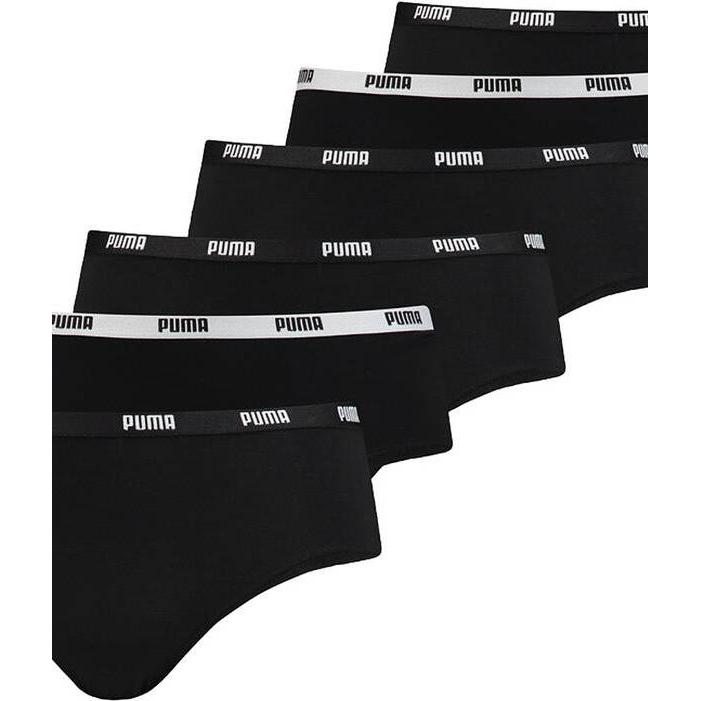 Thumbnail - Puma, Damen, Unterhosen, Basic Hipster, Schwarz, (XS, 6er Pack)