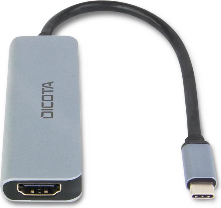 Actual product image Dicota USB-C 5-in-1 Video Hub 4K (USB-C, 5 ports)