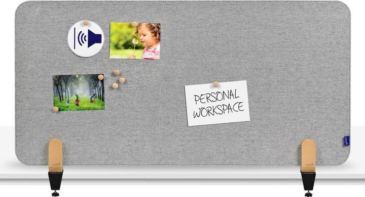 Produktbild Legamaster Schreibtischtrennwand ELEMENTS 60 x 120 cm, Grau (120 x 60 cm, 60 x 120 cm)