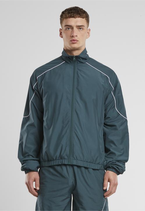 Actual product image Urban Classics Piped Panel Trackjacket bottlegreen M (M)