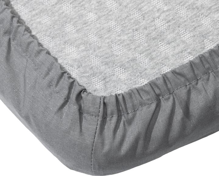 Actual product image Okko FITTED SHEET POLYCOTTON 180X200+25 GREY
