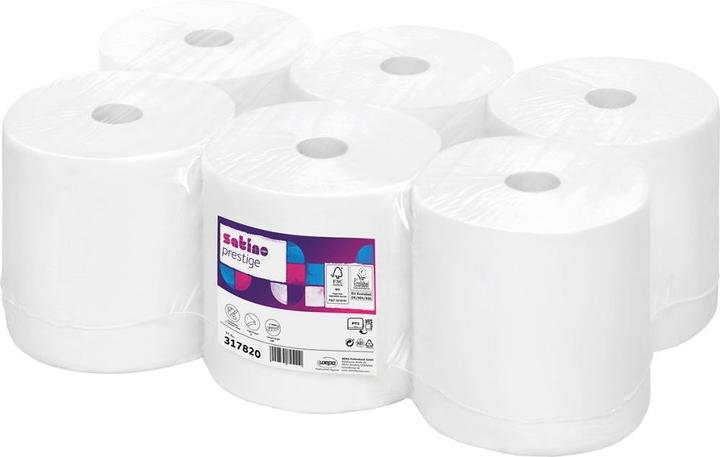 Actual product image Wepa 6 towel rolls prestige 2-ply bright white (6x)
