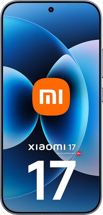 Productafbeelding Xiaomi 17 12+512GB Ice Blue (512 GB, Blauw, IJsblauw, 6.30", 5G)