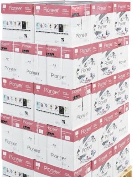 Image du produit Pioneer Papier à copier 465040 DIN A4 80g 2.500 fls/paquet (80 g/m², 2500 x, A4)