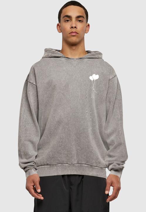 Produktbild Merchcode Love In The Air Acid Washed Oversize Hoody - 177189 (S)