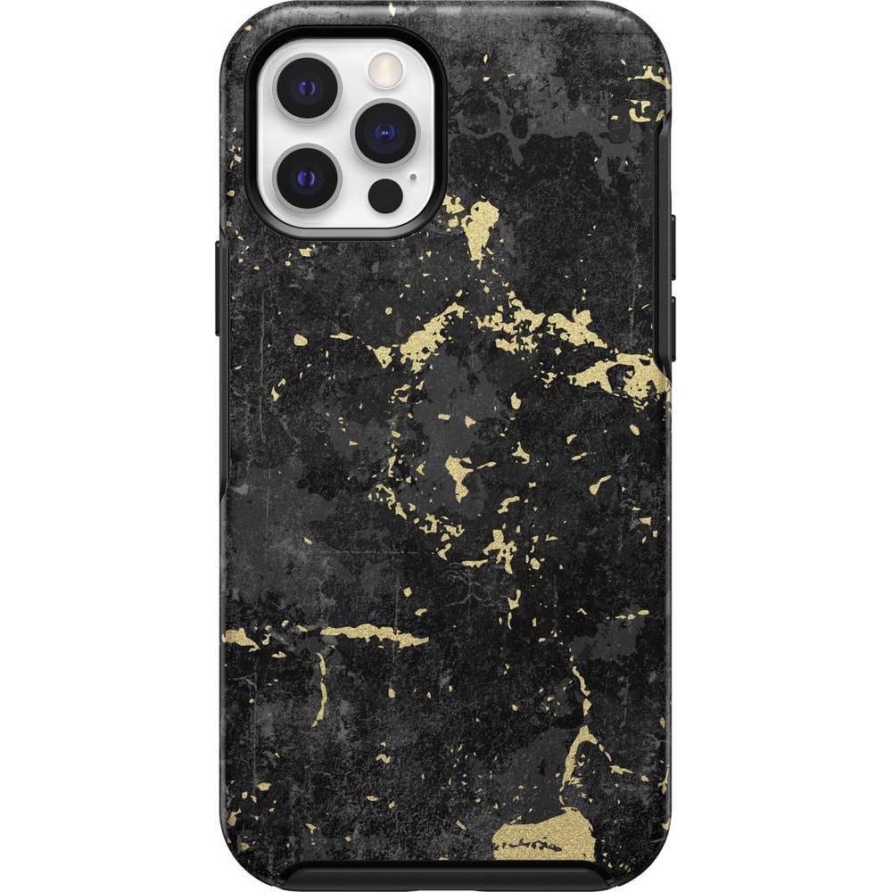 Thumbnail - OtterBox Symmetry (Apple iPhone 12 Pro), Smartphone Hülle, Schwarz, Gold