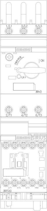 Produktbild Siemens Verbraucherabzweig 3RA2110-0JD15-1BB4 (3RA21100JD151BB4)