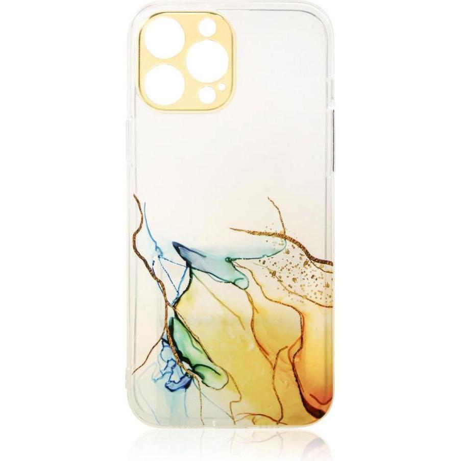 Hurtel Marble Case Cover for Xiaomi Redmi Note 11 Pro Gel Cover Orange Marble (Xiaomi Redmi Note 11 Pro), Smartphone Hül...