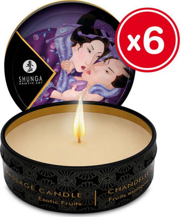 Productafbeelding Shunga Mini Massage Candle 6pcs (180 ml)