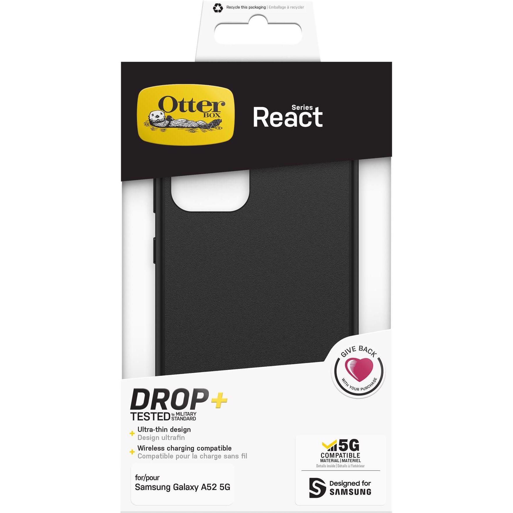 Thumbnail - OtterBox React (Samsung Galaxy A52 5G), Smartphone Hülle, Schwarz