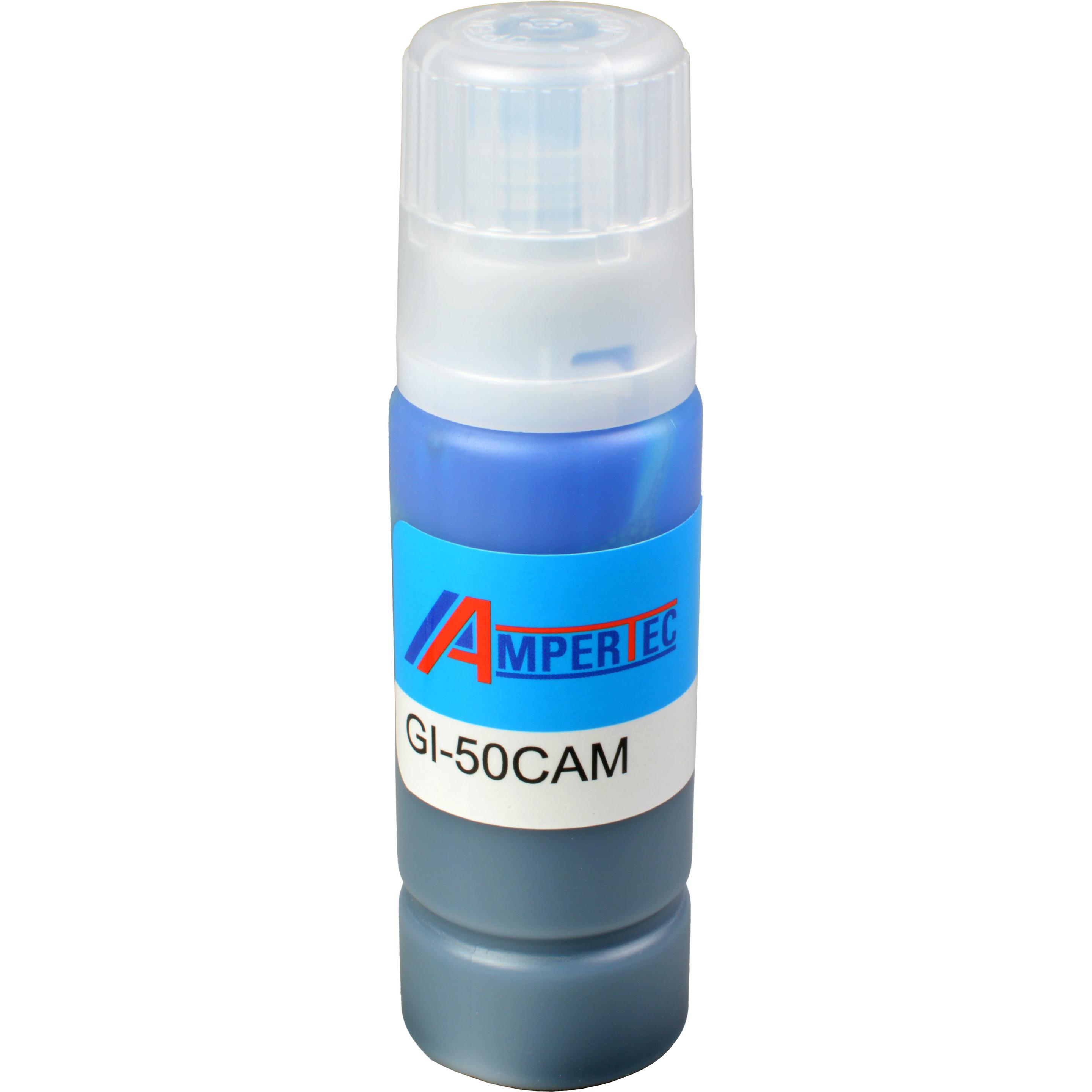 Thumbnail - Ampertec, Druckerpatrone, Tinte ersetzt Canon GI-50C 3403C001 cyan (C)