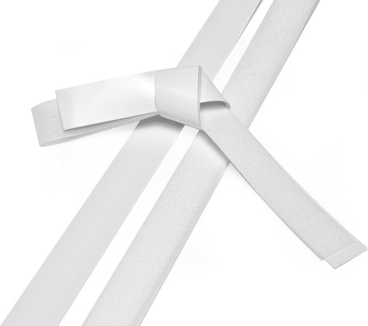 Image du produit Gebrüder Bertels Bande de papier "Glitter, blanc", 25mm, 20 bandes (20 x)