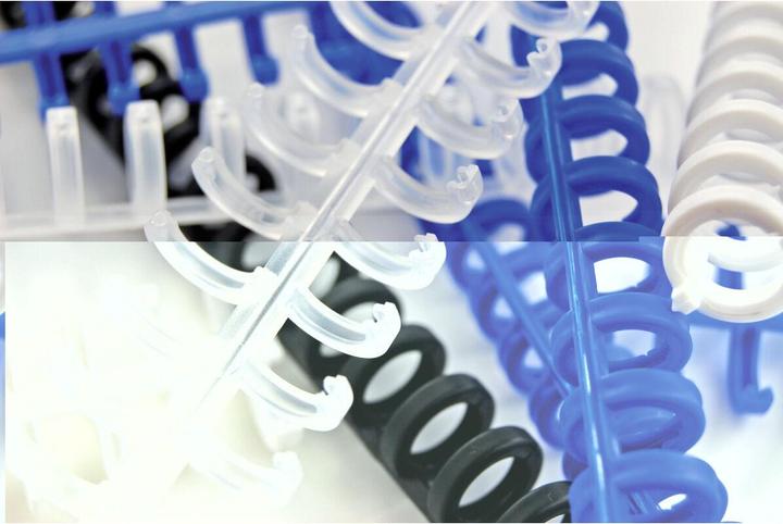 Actual product image GBC Plastic binding spines ClickBind