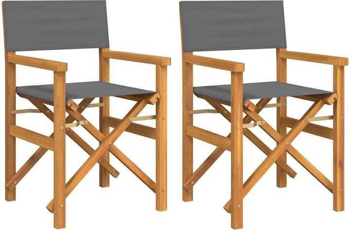 Produktbild VidaXL Regiestühle 2 Stk. Klappbar Teak