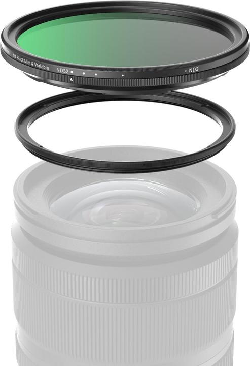 Produktbild SmallRig Magnetic 67mm VND Filter ND2-ND32 (1-5 Stop) & Black Mist 1/4 Filter 5170 (67 mm, ND- / Graufilter, 67 mm)