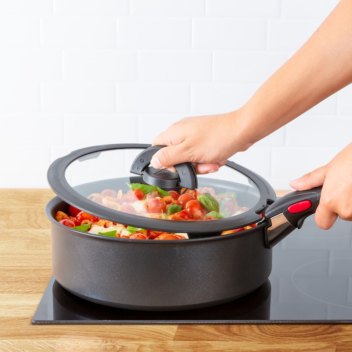 Actual product image Tefal Ingenio G6 Glass Lid Set 16/18/20cm (20 cm, Plastic, Glass)