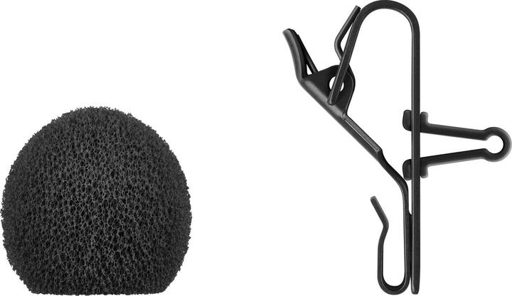 Actual product image Sennheiser MKE ESSENTIAL OMNI-BLACK-3-PIN lavalier/attachable microphone