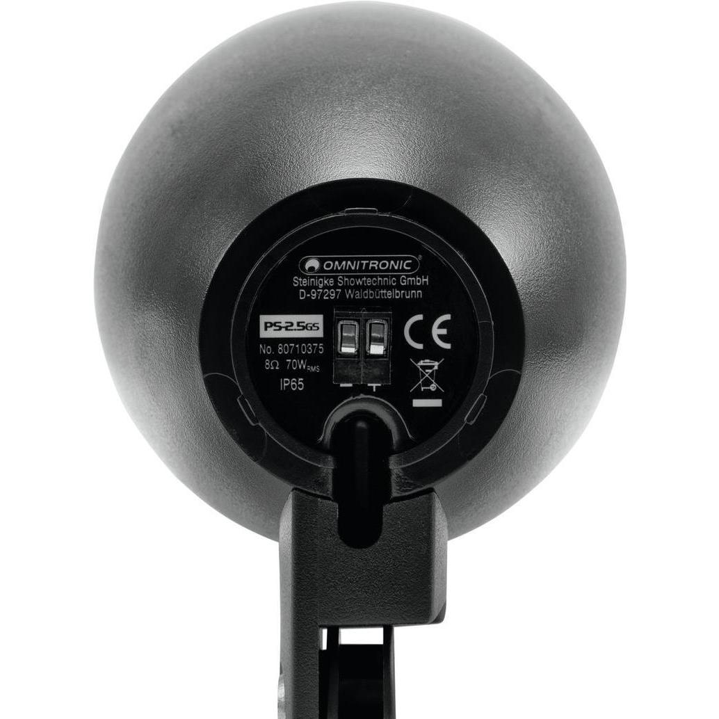 Thumbnail - Omnitronic PS.5GS Projektorlautsprecher (1 Stk.), Einbaulautsprecher, Schwarz