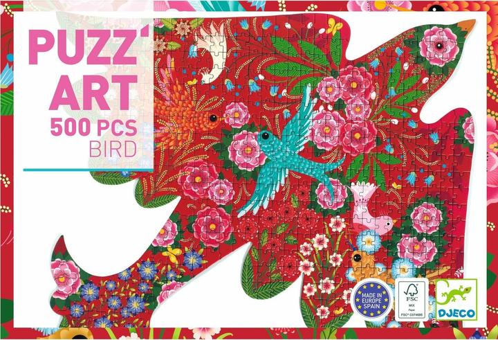 Immagine prodotto Djeco Puzz'Art Bird 500 pezzi (500 pezzi)