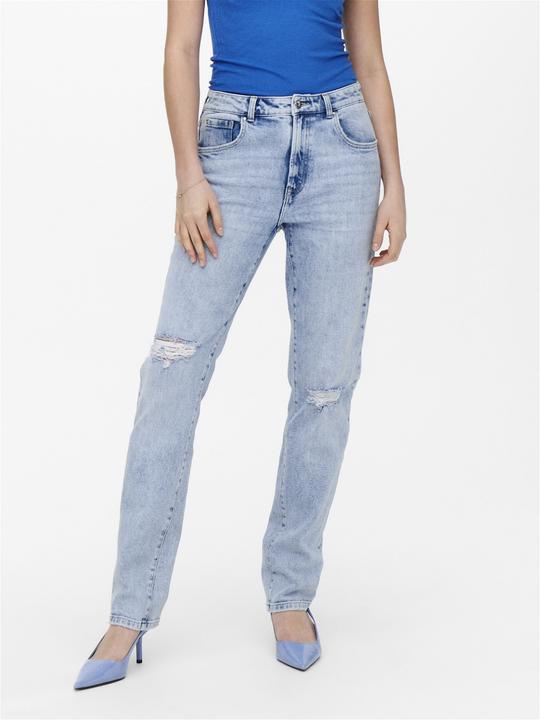 Actual product image Only ONLScarlett Life High Waist Ankle Straight Fit Jeans (W26/L32)