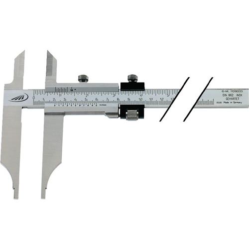 Helios Preisser HELIOS.PREISSER Werkstattmessschieber DIN862 500mm m.Spitzen u.FE Schnabel-L.150mm H.PREISSER (02... (15 cm) (204087)