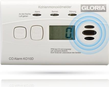 Image du produit Gloria K010D Détecteur de monoxyde de carbone