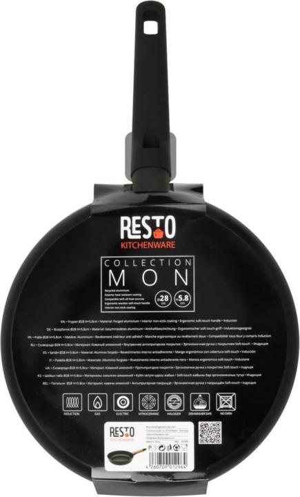 Image du produit Resto FRYPAN D28 H5.8CM/93185 (28 cm, Poêle à frire, Aluminium)