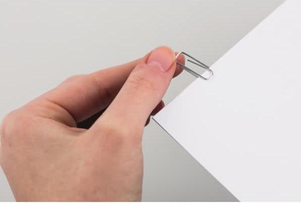 Actual product image Durable Paperclips galvanized, pointed, 26mm (1000 x)