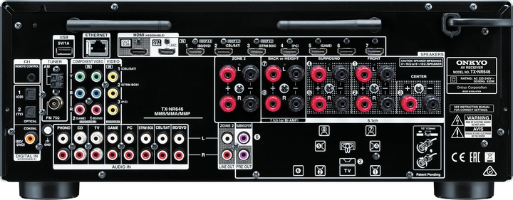 Produktbild Onkyo Tx-Nr646 (7.2 Kanal, AM, FM)