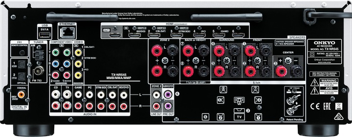 Produktbild Onkyo Tx-Nr545 (7.2 Kanal, AM, FM)