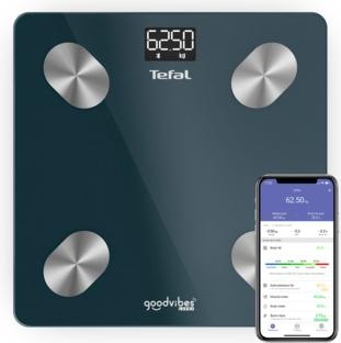 Tefal Goodvibes Life+ Quadratisch Elektronische Personenwaage (180 kg)