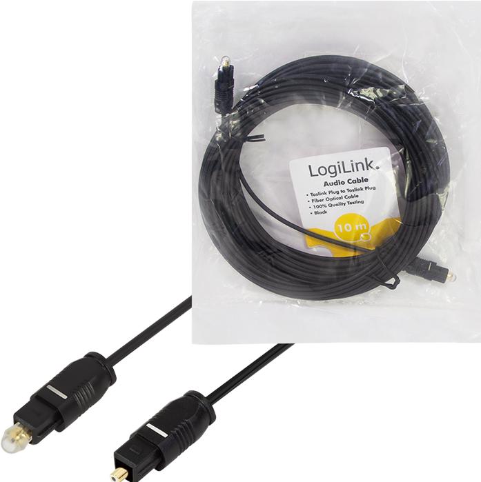 Produktbild LogiLink CA Toslink (10 m, Optisch)