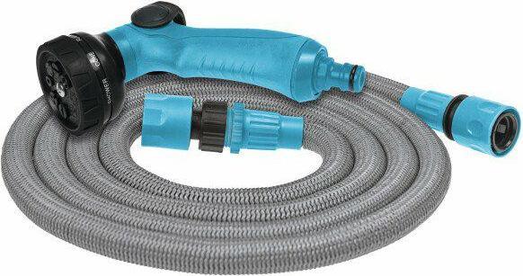 Productafbeelding MGA Cellfast BASIC Tuinslang Set Flexibele Waterslang 8-Functie Pistool Spuit 2x Snelkoppeling (7.50 m)