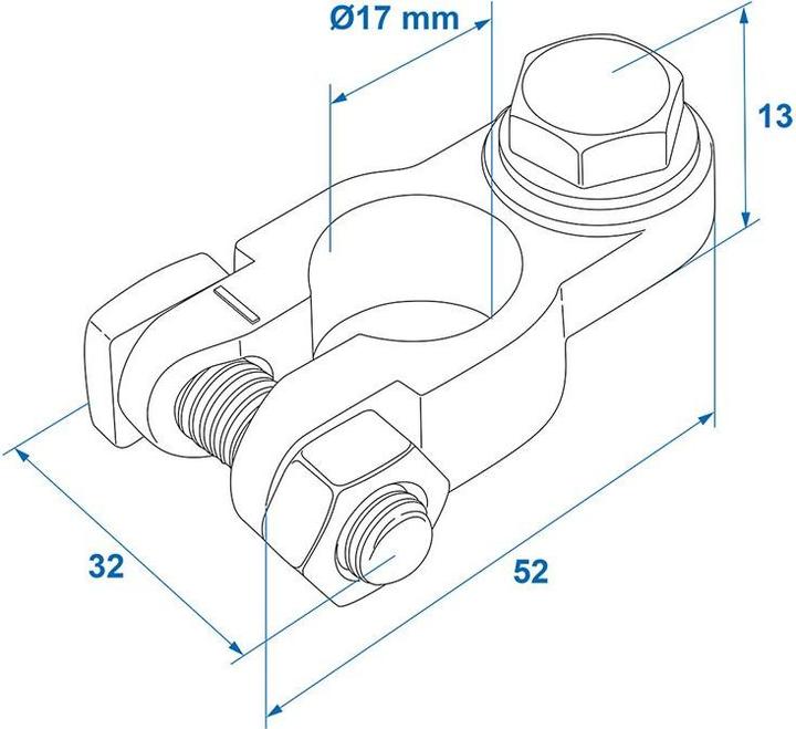 Actual product image ProPlus Battery terminal set