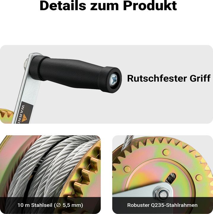 Produktbild Wiltec Handseilwinde