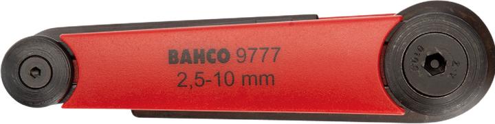 Actual product image Bahco Allen key set 7-piece - be-9777 2.5-10mm folding set (Allen screw)