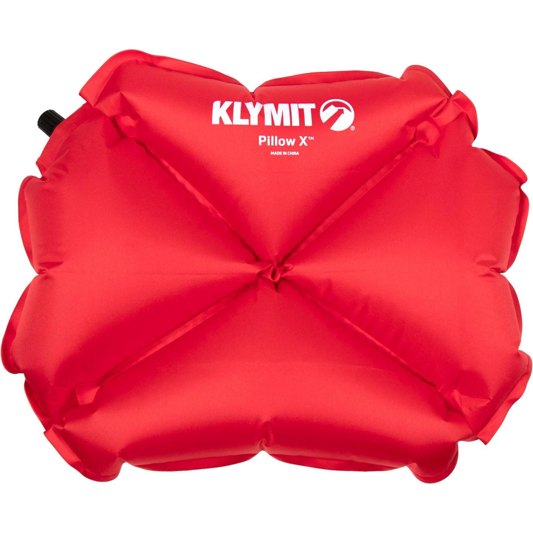 Klymit, Reisezubehör, Pillow X, Rot, (Kopf- & Nackenkissen)