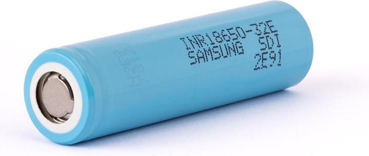 Actual product image Samsung INR18650-32E - 3.6V - 3.7V, 3200mAh unprotected
