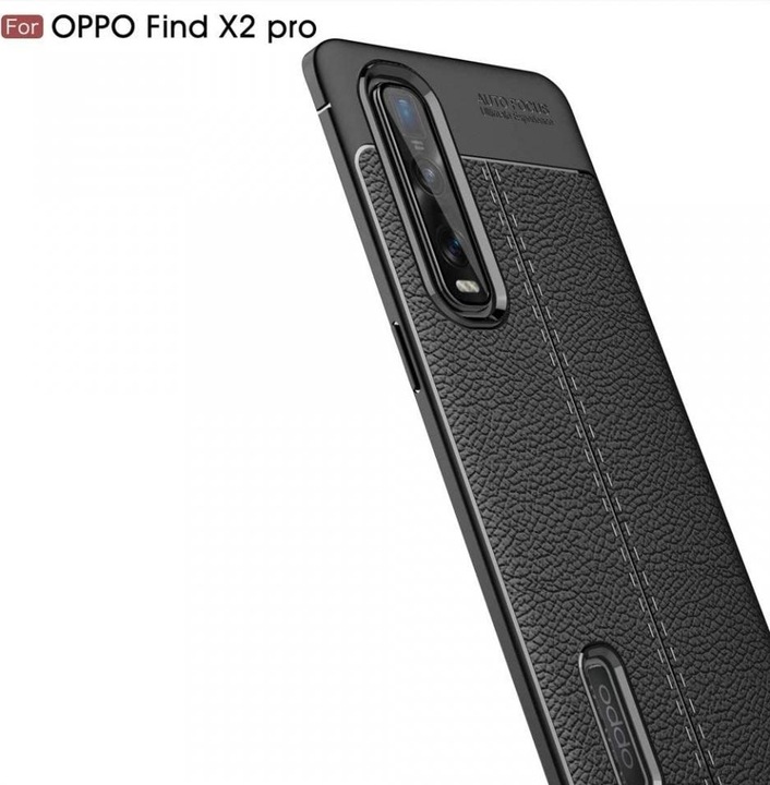 Produktbild Screenguard Oppo Find X2 Pro Hülle Leather Design TPU Cover (Oppo Find X2 Pro)
