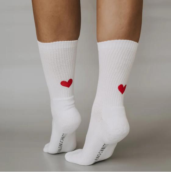 Actual product image Eulenschnitt Socks heart red 39-42 - by (39 - 42)